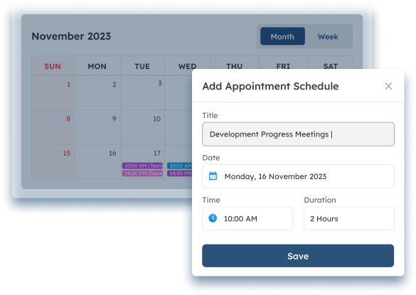 synchronize and automate reservation scheduling