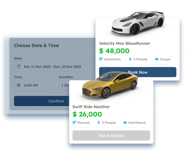 automate booking records and avoid double booking