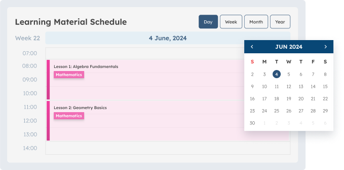 scaleocean lms easy scheduling