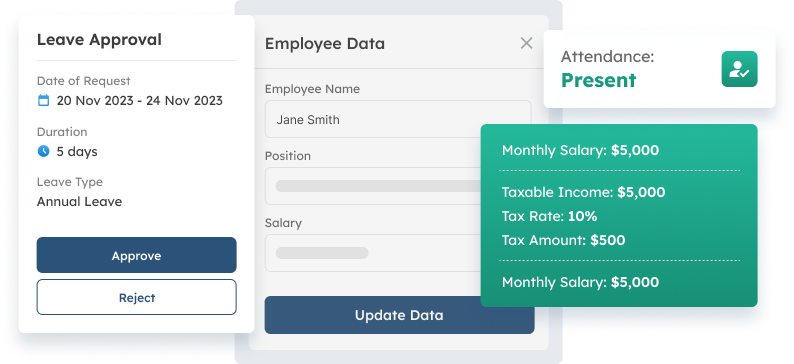 speedy administrative process scaleocean hris