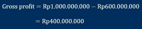Contoh hitung rumus gross profit margin